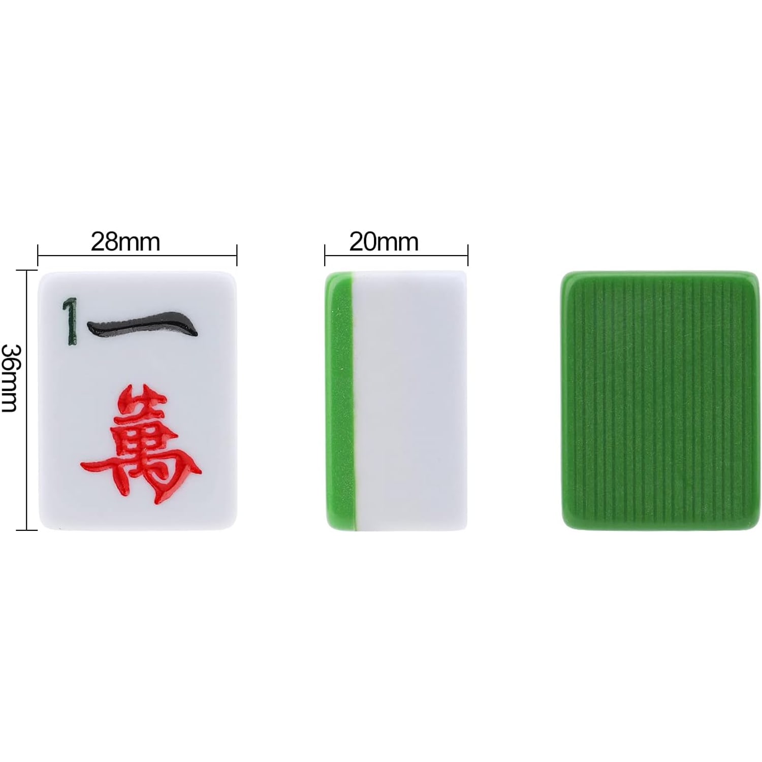 Mahjong Set with English Characters, 144 Resin Tiles: image 4