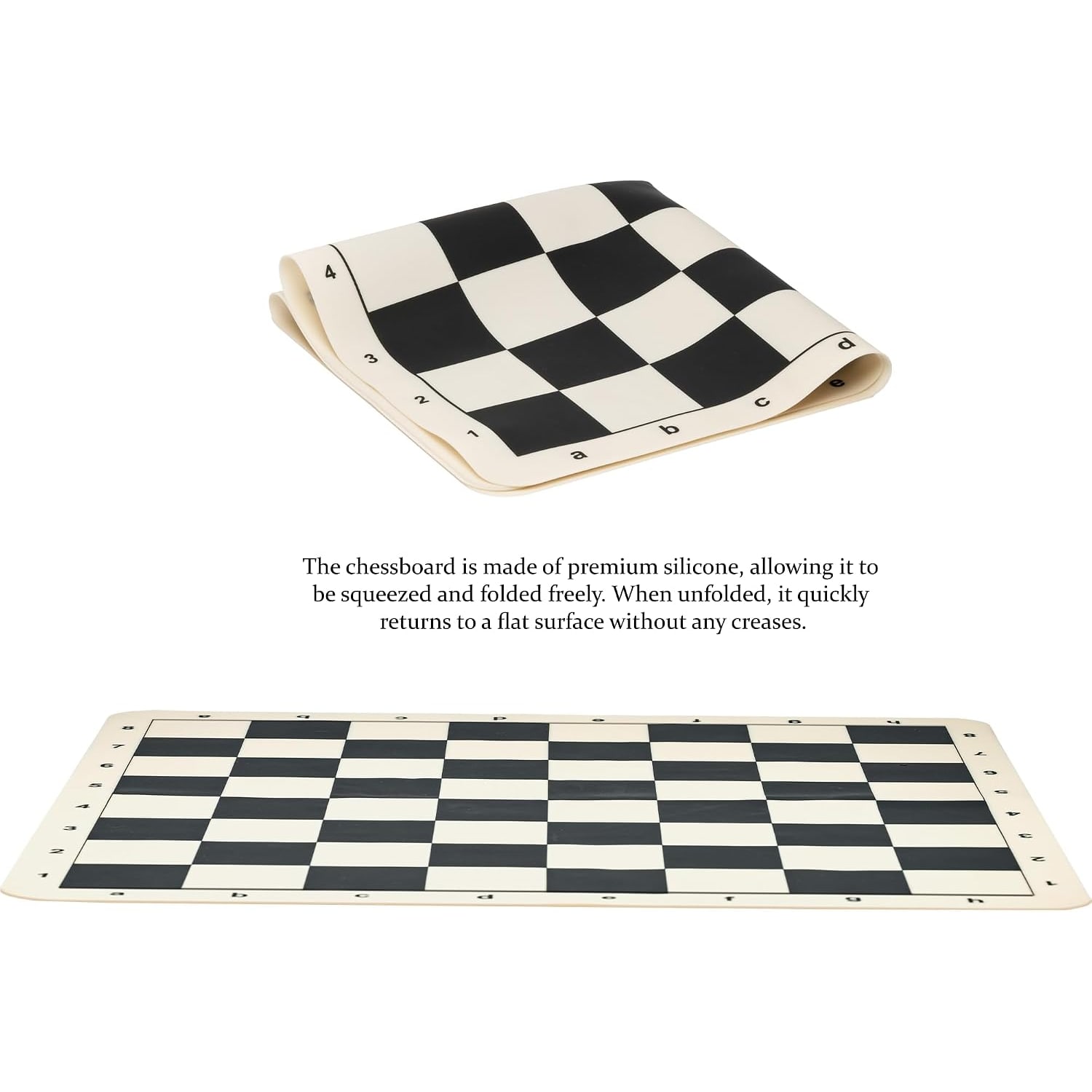 Tournament Chess Set with 20 Inch Roll Up Board and Weighted Pieces: image 7
