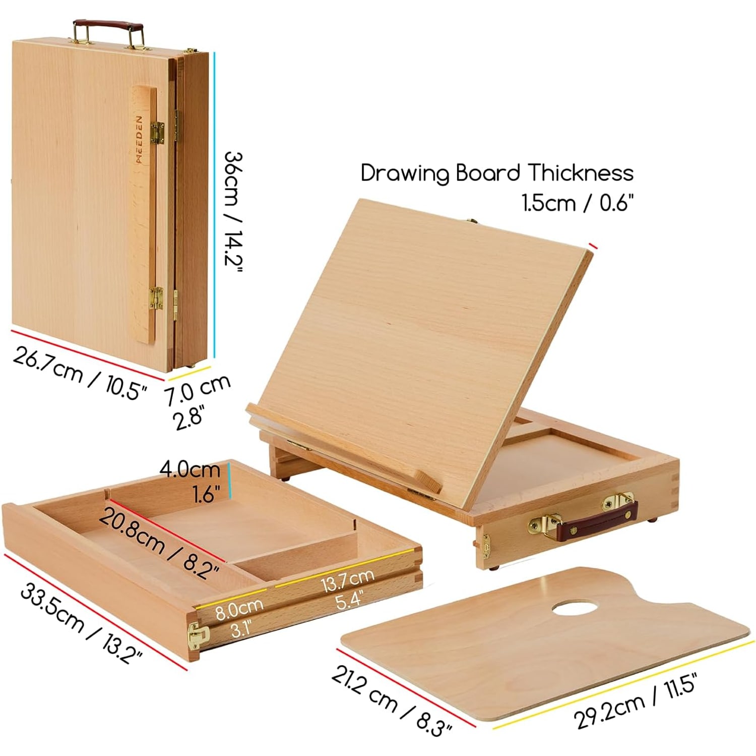 Tabletop Easel with Drawer: image 2