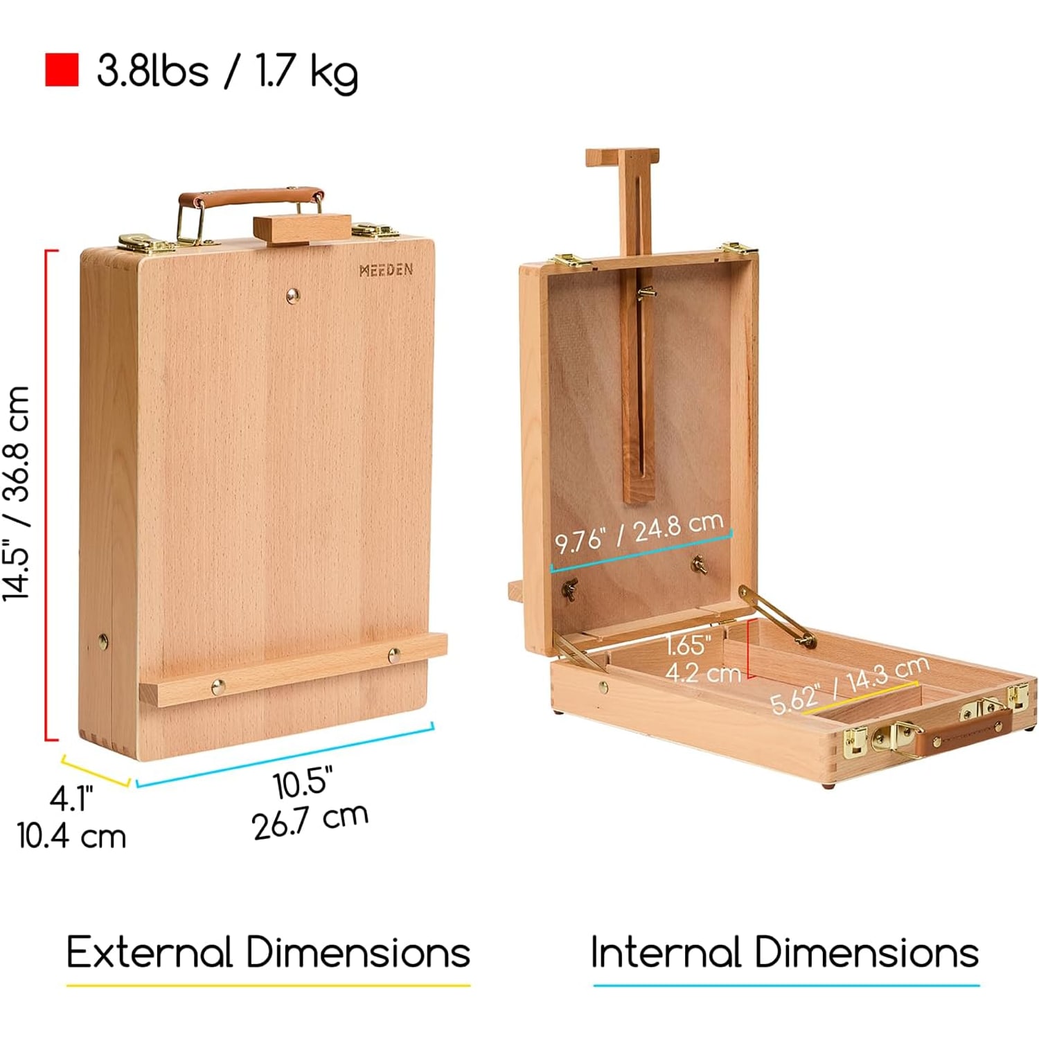 Tabletop Easel with Storage Box: image 2