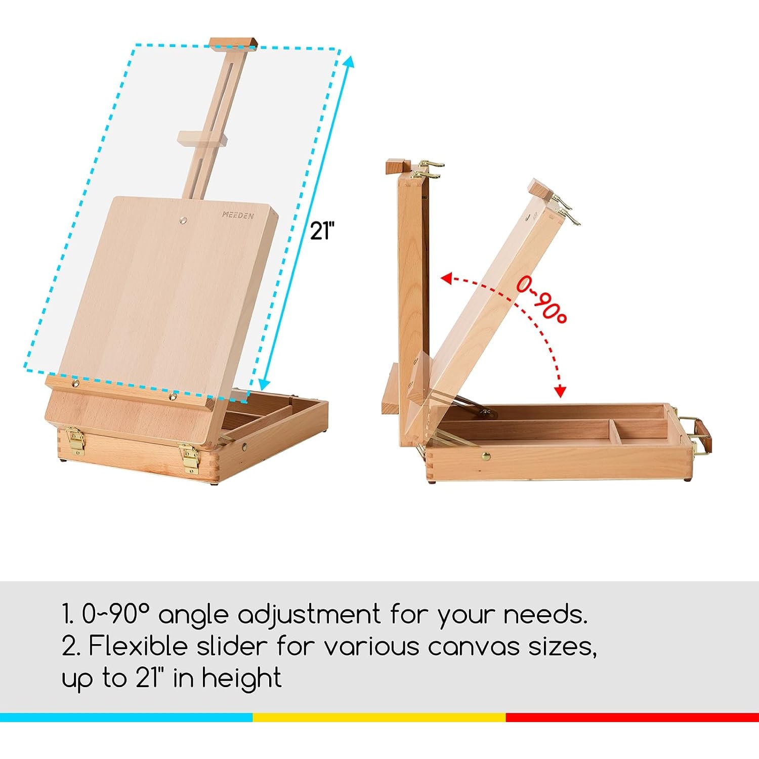 Tabletop Easel with Storage Box: image 4