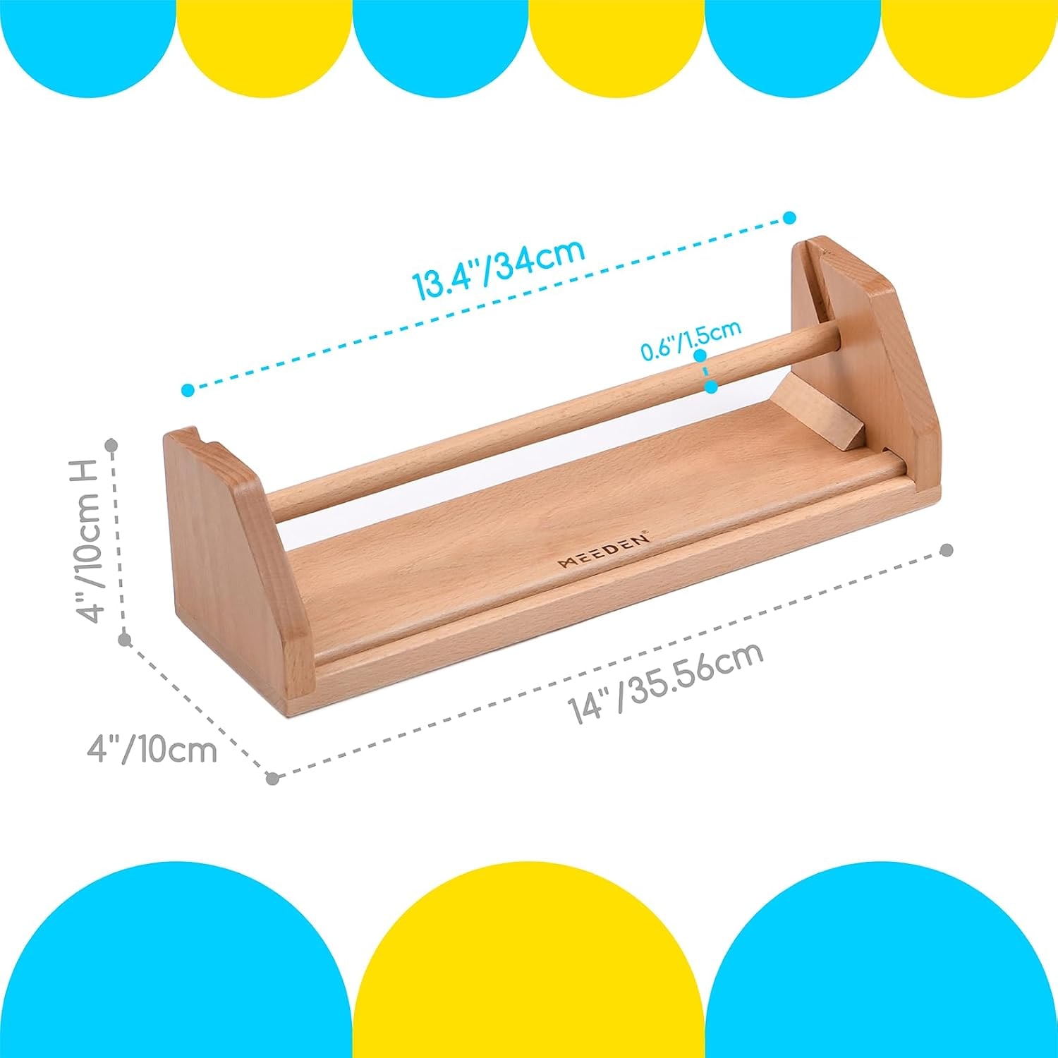 Wooden Paper Roll Easel for Kids: image 2
