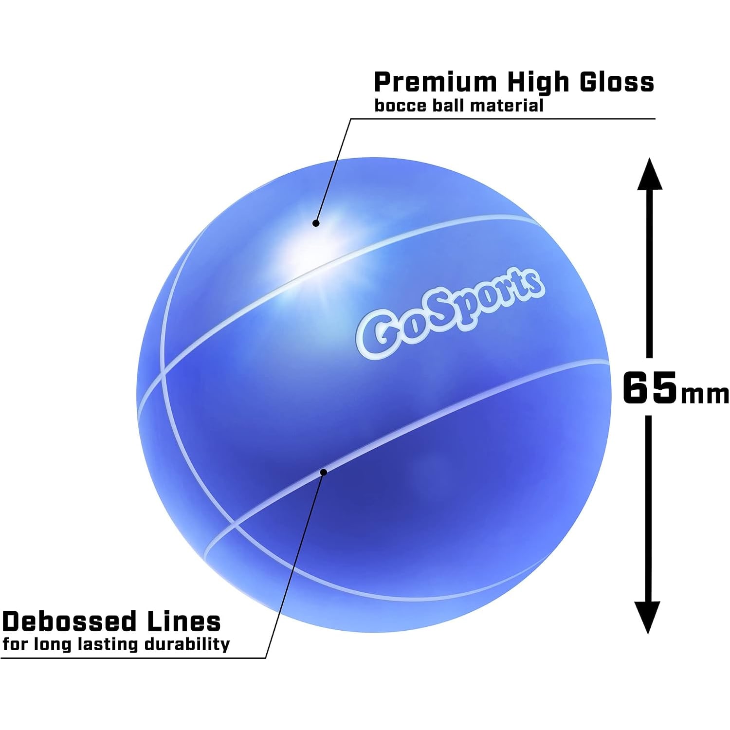Mini Travel Bocce Set with 8 Balls, Pallino and Tote Bag: image 5