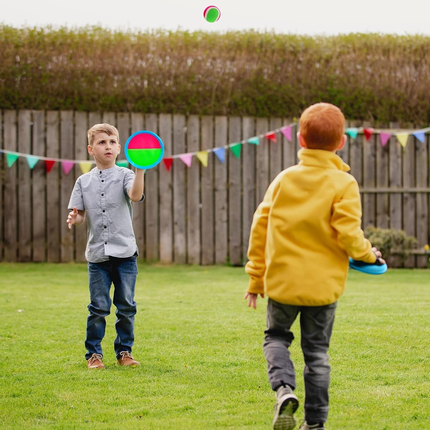 Toss and Catch Game Set with Paddles, Ball and Storage Bag