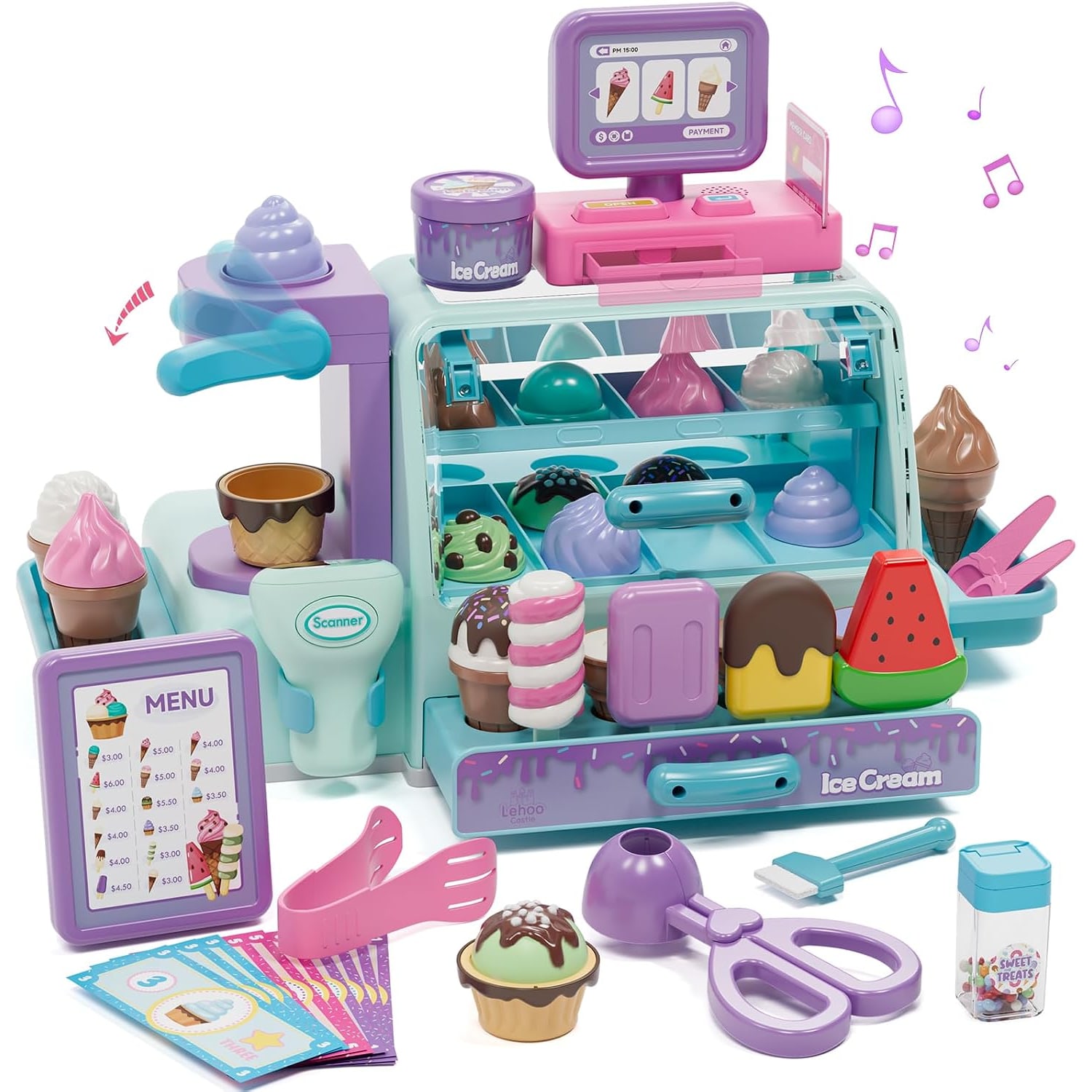 Ice Cream Counter Playset