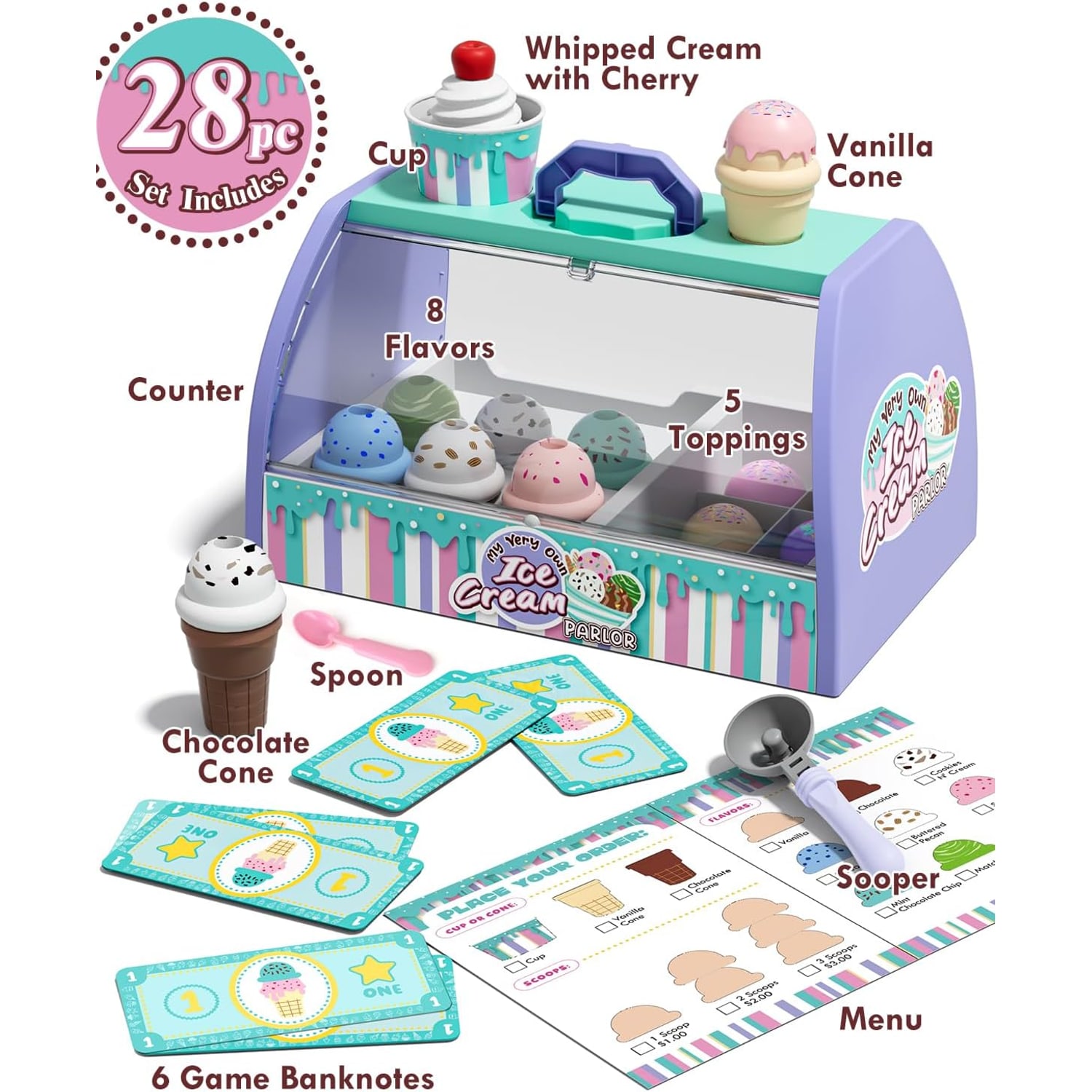 Pretend Play Food Set