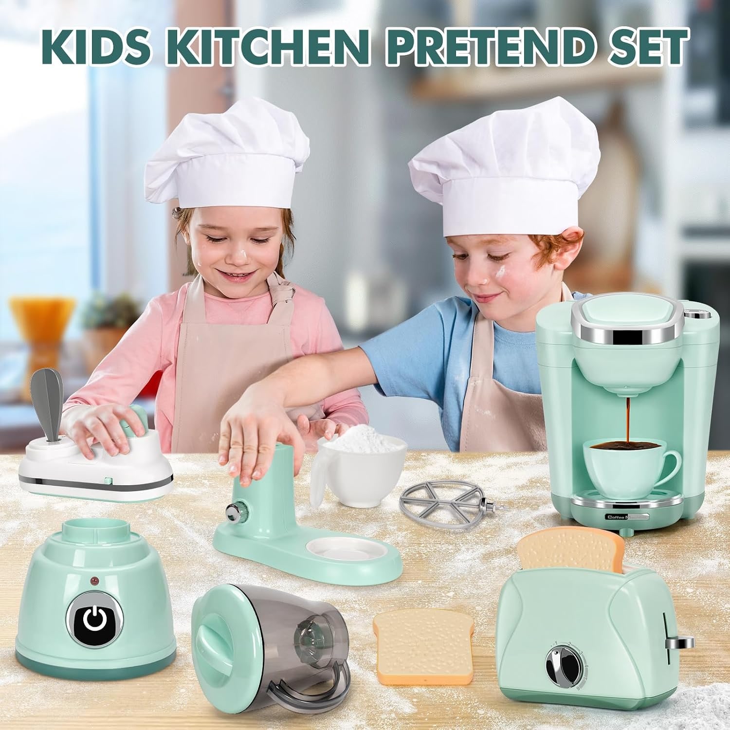 Toy Kitchen Appliances Set