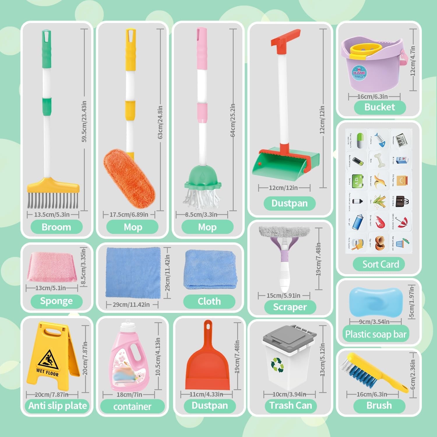 Kids Cleaning Toy Set