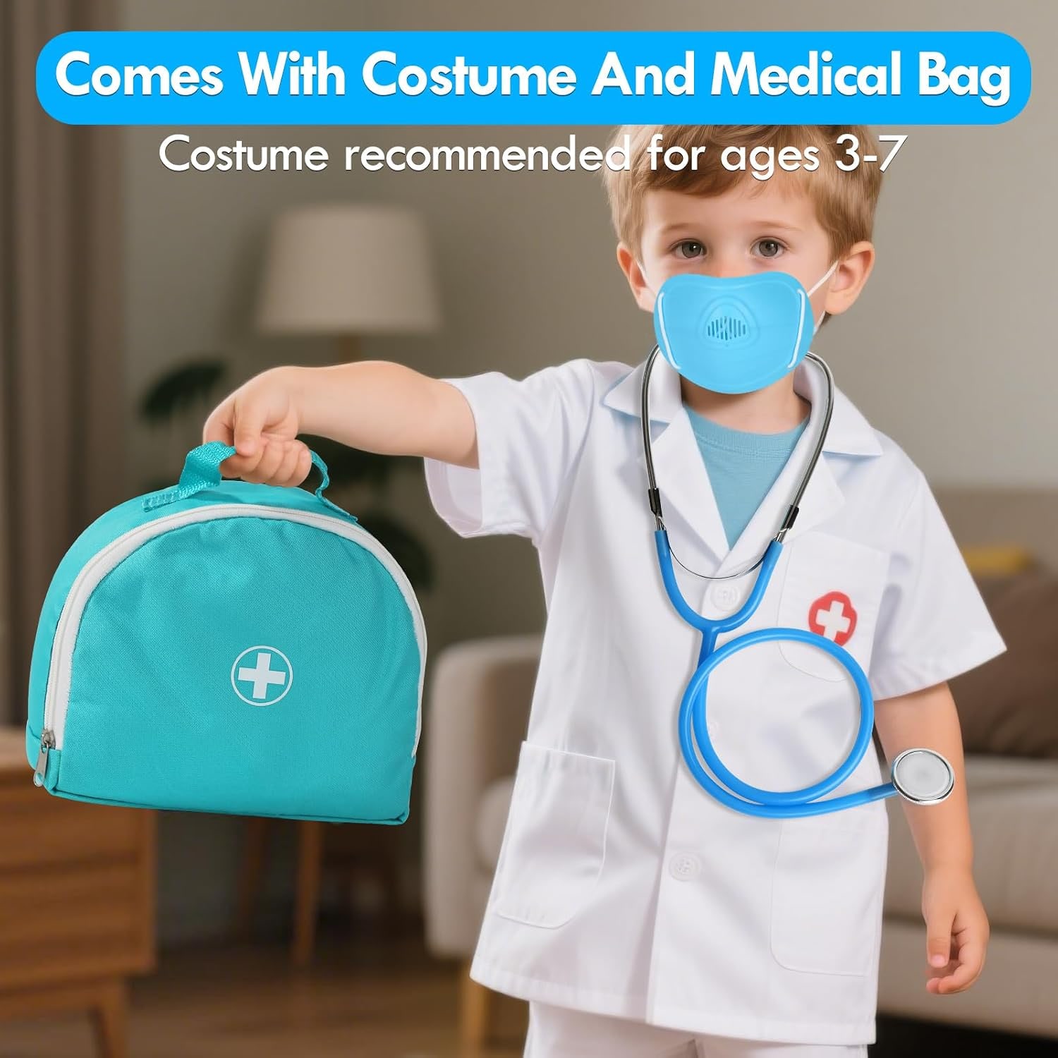 Kids Doctor Play Set with Stethoscope and Medical Tools