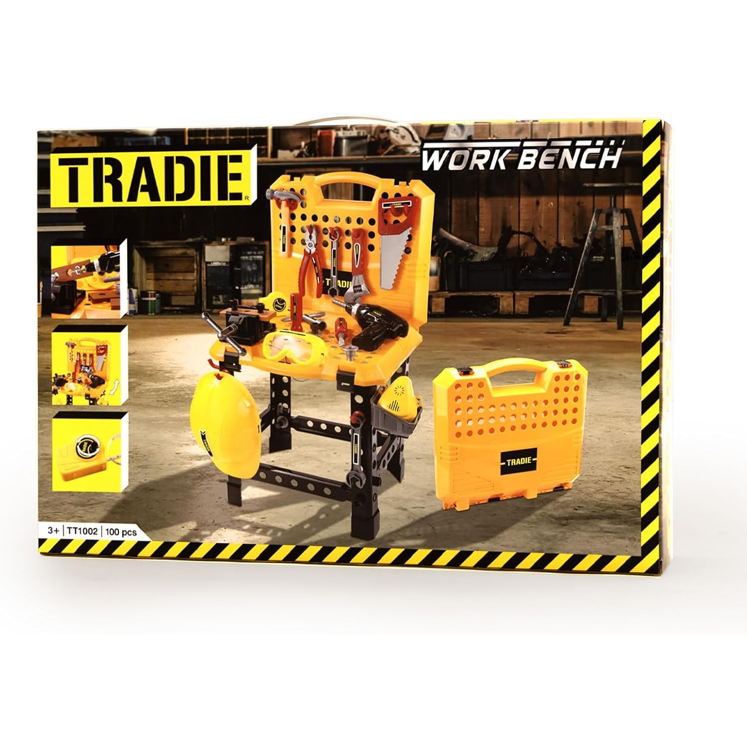 Kids Workbench and Tool Station (100-Piece Construction Set)