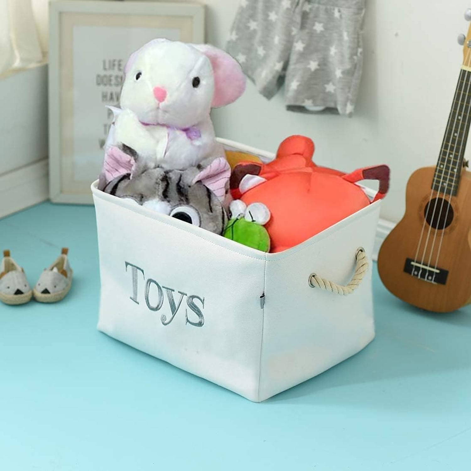 Collapsible Toy Storage Basket
