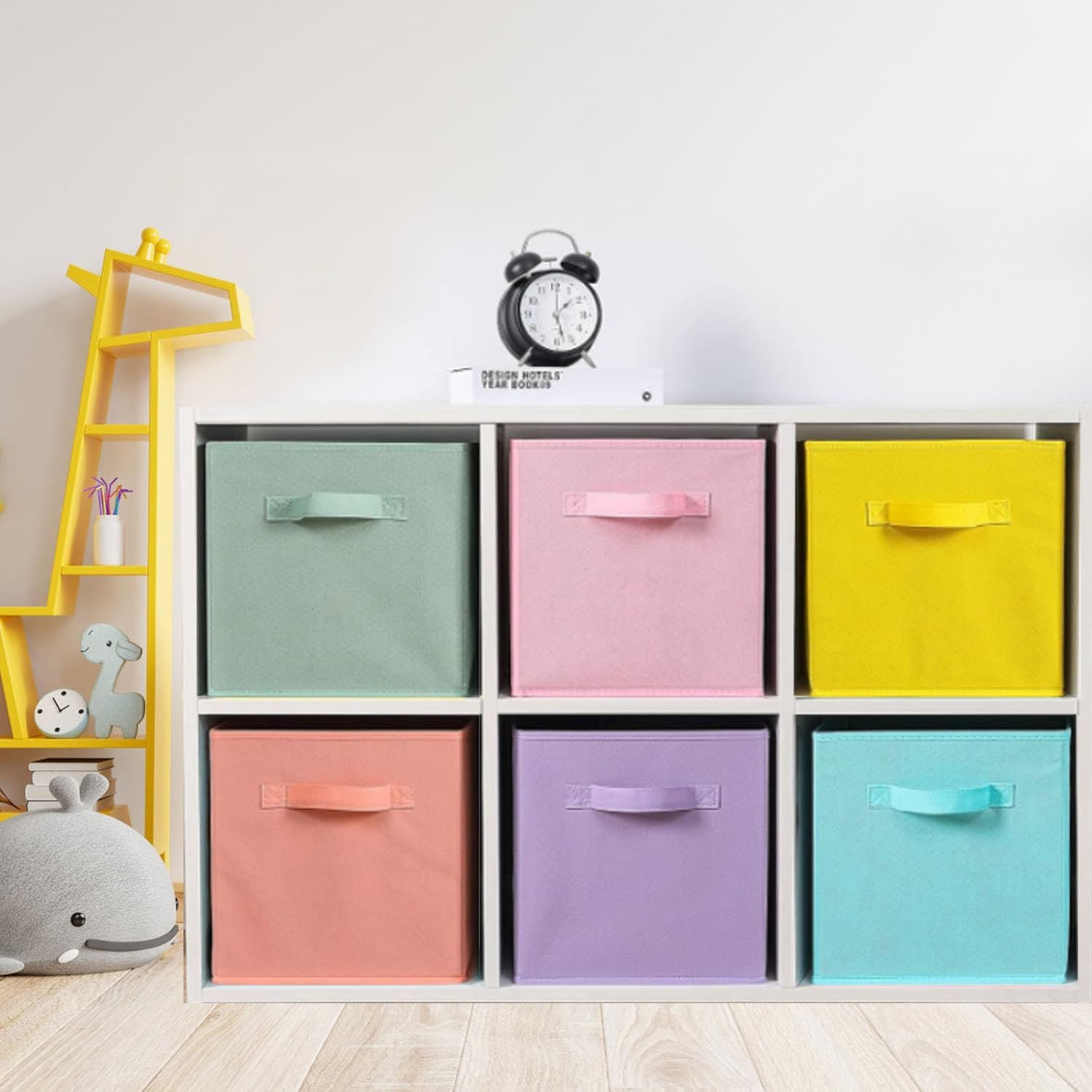 Foldable Cube Storage Boxes 6 Pack